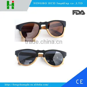 2016 Polarized Lens Wooden Eyewear in Wood Sunglasses thumbnail-1