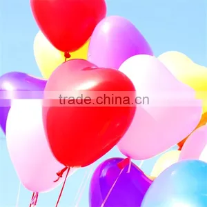 12 Inch Standard Color Heart Shape Latex Balloon of Party Supplies thumbnail-1