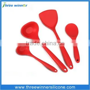 5 Pieces Heat Resistant Silicone Kitchen Utensil Set thumbnail-5