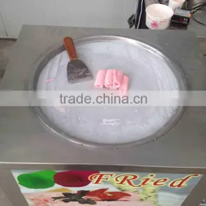 One Pan Fried Ice Machine / Ice Cream Roll Maker for Ice Cream Shops Made in China thumbnail-3