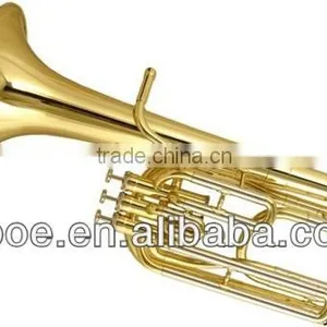 3 Valves Gold Lacquer Bb Baritone Horn-BH601G thumbnail-1