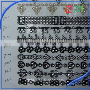 Factory Wholesale 10yards Rhinestone Glass Crystal Cup Chain thumbnail-2