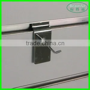 50mm Short Hooks Single Pin Slatwall Hooks thumbnail-1