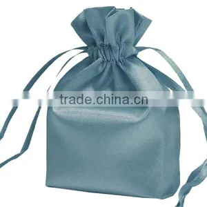 4"x6" Ivory Satin Bag With Logo Printing thumbnail-4