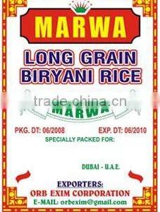 20 kg Marwa Long Grain Biryani Rice thumbnail-1