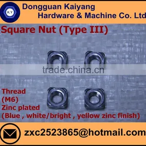 M6 Quick Release Nut Square Nut Type III (Bicycle Fastener) thumbnail-1