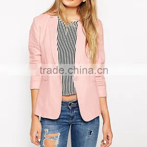 Wholesale Business Suits Lady Formal Fashion New Pink Office Work Blazer Woman thumbnail-5