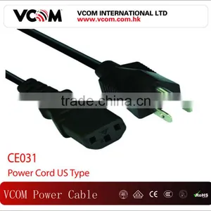 VCOM High Quality US Type Copper Conductor Power Cable thumbnail-1