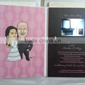Hot Sale 7 Inch A4 Paper Card Lcd Video Business Card for Advertising thumbnail-2