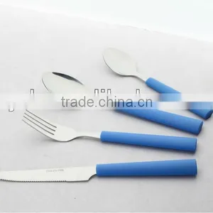 Comfortable Stainless Steel Dinnerware With Plastic Handle thumbnail-1