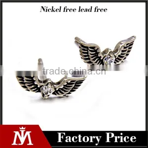 Vicious Eagle Earrings 2016 Fashion Hot Sell Black Square Stone Earrings Jewelry thumbnail-1