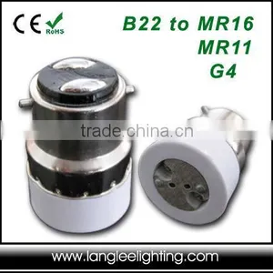 Lamp Holder Adaptor B22 to G5.3 Light Holder Adapter thumbnail-1