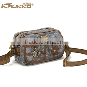 Fashion Military Waterproof Backpack Waxed Canvas Duffel Bag Waterproof Waist Bag thumbnail-2