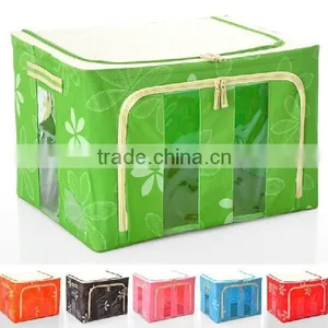 CL0044 Red Color 1 Square Cube Kids Toy Storage Boxs Makes Room Clean thumbnail-2