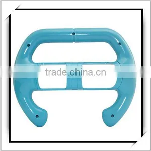 Blue Video Game Steering Wheel For Wii thumbnail-1