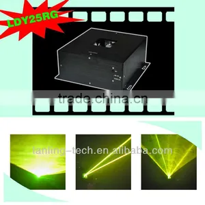 250mW Yellow Moving-Head Single Fat Beam Laser Light thumbnail-1