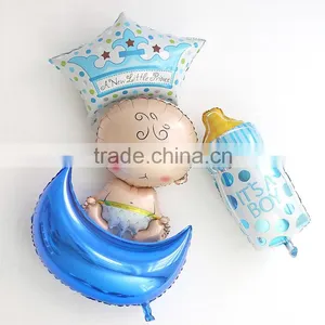 J082401inflatable Balloon Aluminium Foil Balloons, Red/blue Baby Nipple Balloon for Kids thumbnail-2