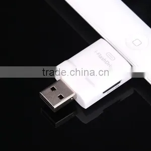 New I-FlashDrive OTG Adapter Smart TF Card Reader For IPhone/iPad Dual Storage ,Easy to Save Image & Video thumbnail-3