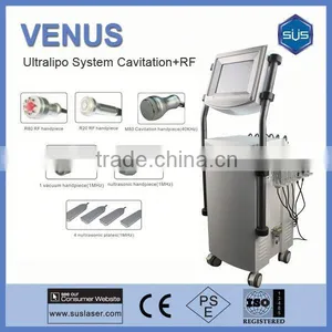 Ultrasonic Liposuction Equipment 2013 Cavitation RF Ultrasonic Machine S80C ISO/CE V8 Slimming Machine 100J thumbnail-1