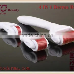 GTO Micro Needle Stainless Steel 300/720/1200 Needles 4 in 1Derma Roller With Desinfection Tank thumbnail-3