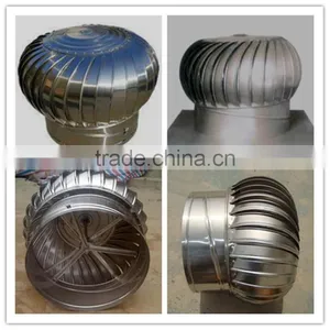 Stainless Steel Wind-Driven Ventilation Roof Fan For Industry thumbnail-1