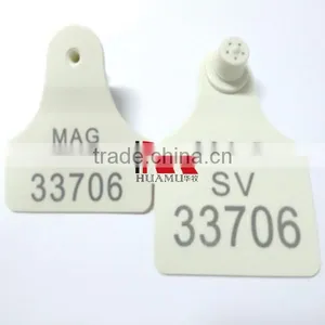 Cattle Ear Tag 78*56 and 30*30 mm Set of 2 Ear Tag for Cattle thumbnail-2