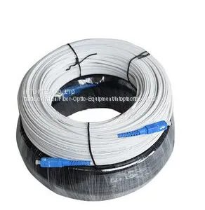 FTTH 2 Core Optical Fiber Cable Preterminated With Sc LC FC St Connectors thumbnail-1