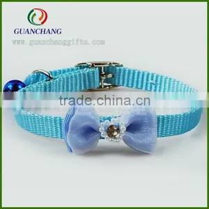 Hot Sell Ribbon Bow Dog Collars thumbnail-1
