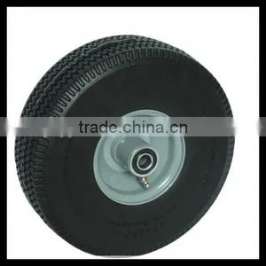 4.10/3.5-4 PU Sack Hand Truck Wheel thumbnail-1
