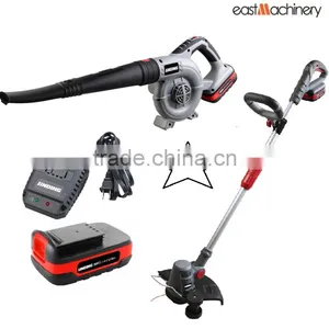 20V Bundle Kit Cordless Blower and Headge Trimmer Garden Tool Kit With 1 Set of Lion Battery and Charger thumbnail-1