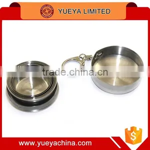 Creative Stainless Steel Folding Cups Portable Traveling Sports Cups Size M thumbnail-5