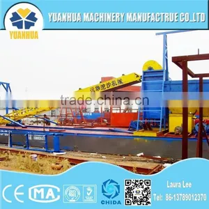 Heavy Duty Gold Dredging Equipment With Processing Line thumbnail-2