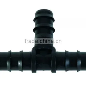 Garden Agriculture Irrigation Round Tube Fitting Plastic Tee Connector thumbnail-3