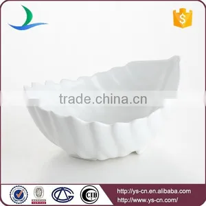 Unique Ceramic Big Salad Nut Leaf Bowls Made in China thumbnail-1