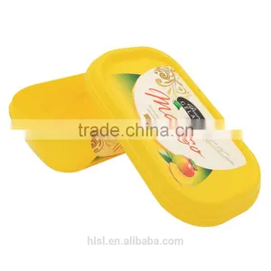 Coloful Disposable PP Ice Cream Container With Lid, Wholesale IML Plastic Ice Cream Container Sizes thumbnail-3