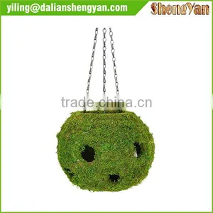 Hanging Moss Planter , Moss Flower Pot , Moss Brackets thumbnail-3