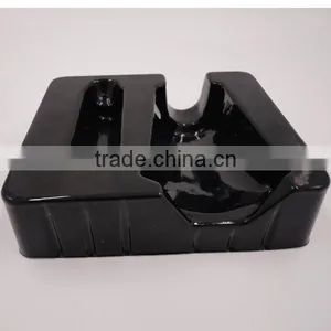 Thermoformed Plastic Purpule Flocked PS Blister Tray for Tableware thumbnail-2
