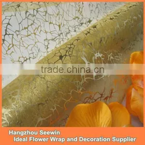 Cheap Gloden Organza Happy Birthday Table Cloth thumbnail-1