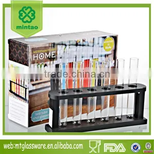 Borosinlicate Glass Test Tube With a Wooden Frame thumbnail-1