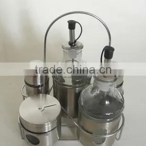 SS Lid Kitchen Condiment Sets for Oil and Spice thumbnail-1