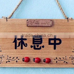 Chinese Style Wooden Doorplate / Doorplate Wall Decoration thumbnail-1