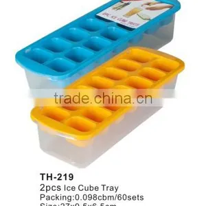 27x9.5x6.5cm Set of 2pcs Plastic Ice Cube Tray thumbnail-3