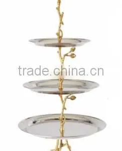 Silver Plated Metal Cake Stand thumbnail-1