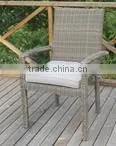Alum Frame Outdoor Rattan Chair thumbnail-1