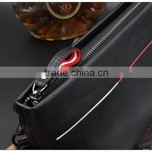 Men's Leather Handbag Genuine Leather Hand Bag Clutch Bag Top Grain Leather thumbnail-6