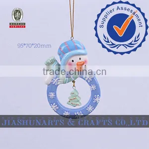 Christmas Sales Cute Snowman Ceramic Wall Hanging Decor thumbnail-1