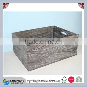 Antique Design Wood Crate W/old Finishing thumbnail-1