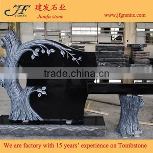 Modern Granite Tree Design Carving Monument Headstone thumbnail-1