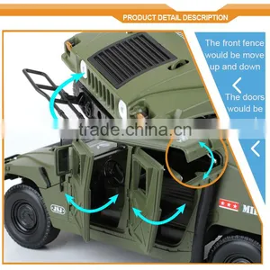 New Arrival! China Wholesale Alloy Battle Car Toy 1/18 Diecast Car for Sale thumbnail-4