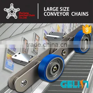 ST133F1 Moving Walkway Partes Nylon Roller Escalator Step Chain thumbnail-1